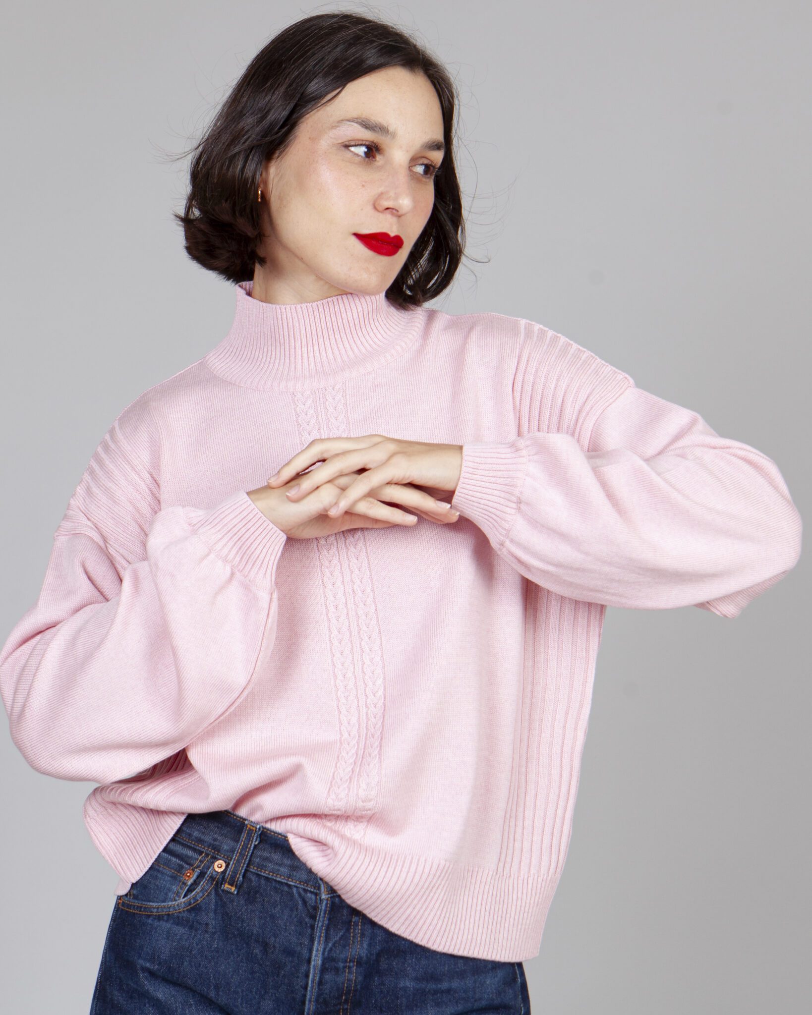 JERSEY DELICATE ROSA - Imagen 5