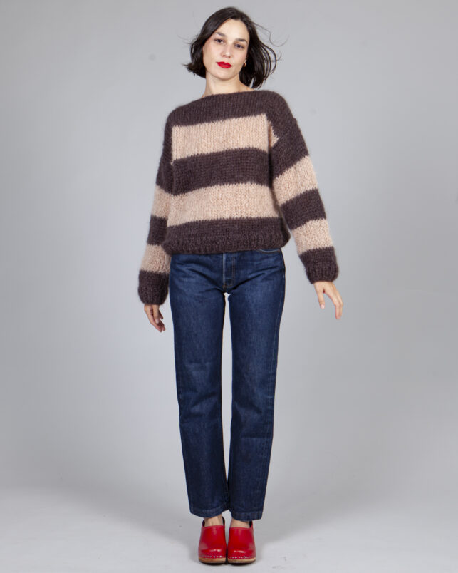 JERSEY MOHAIR BEIGE - Imagen 6