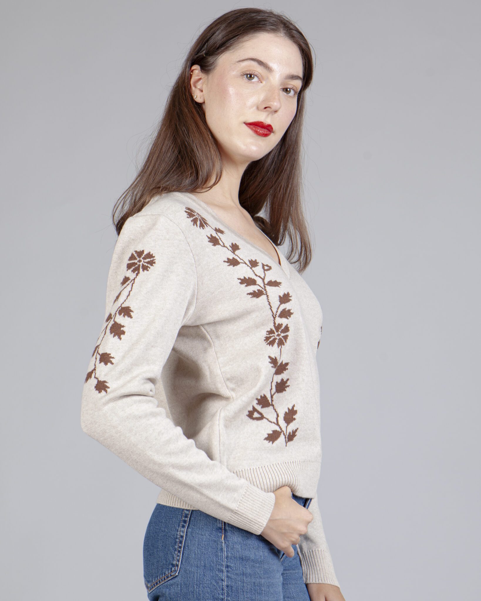 JERSEY GLORIA  BEIGE - Imagen 5