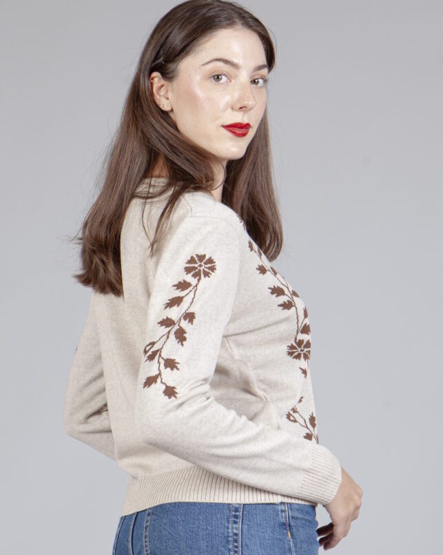 JERSEY GLORIA  BEIGE - Imagen 2