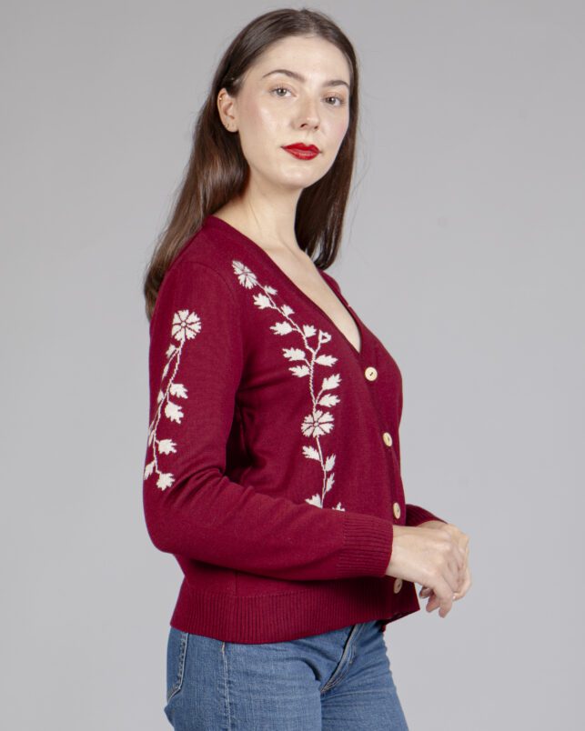 CHAQUETA GLORIA GRANATE - Imagen 5