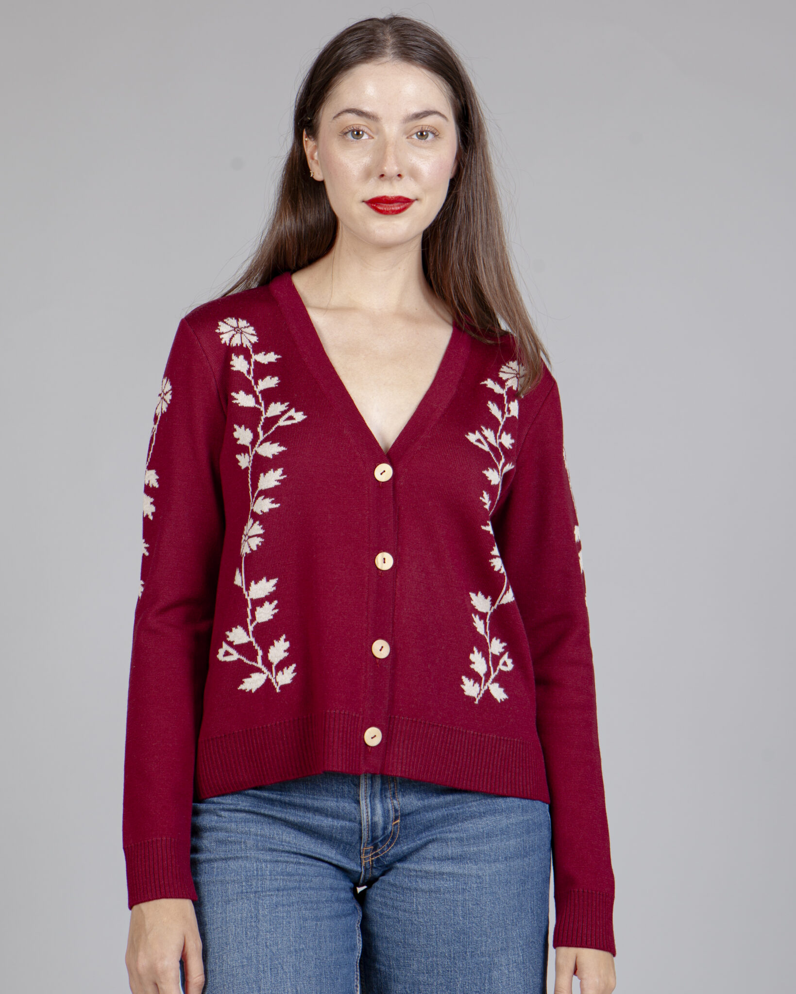 CHAQUETA GLORIA GRANATE - Imagen 6