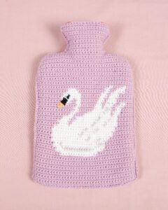 bolsa crochet cisne