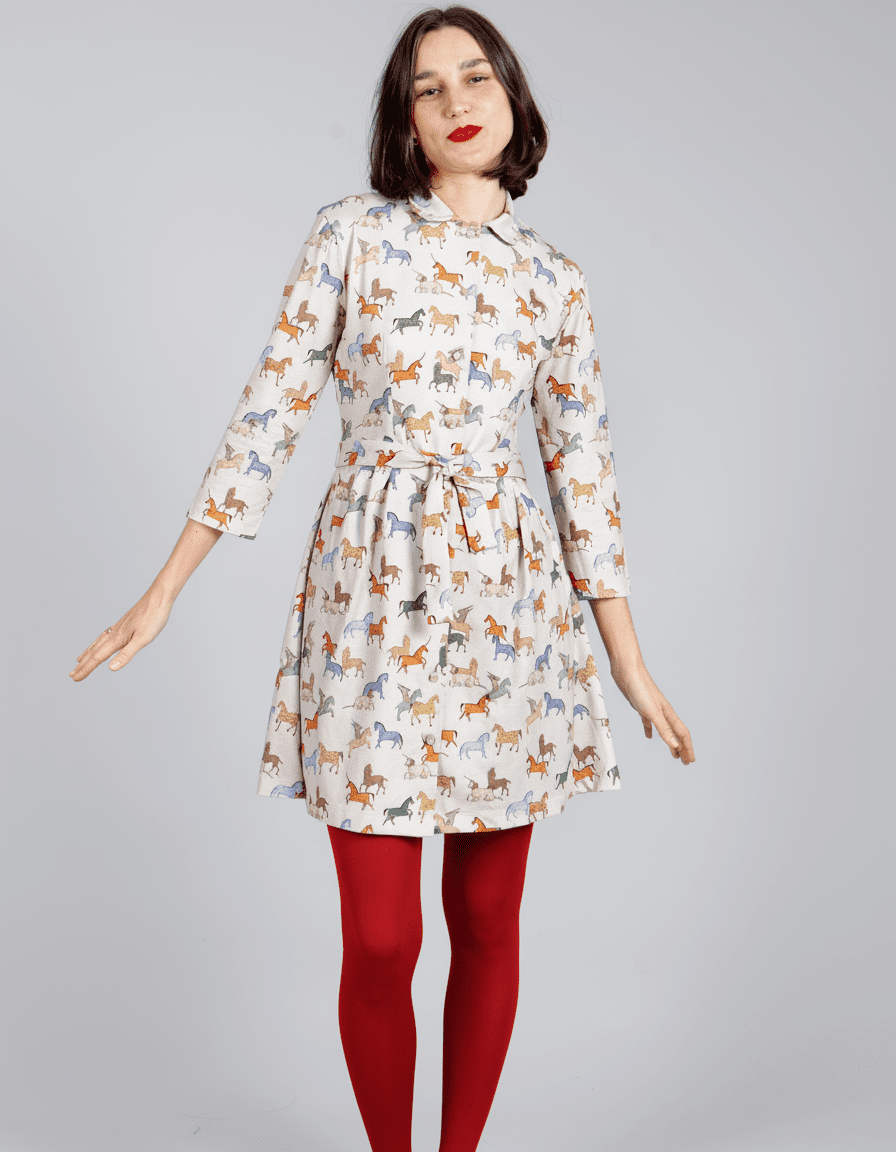 vestido camisero unicornio