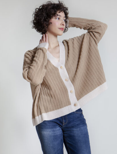 chaqueta soft beige