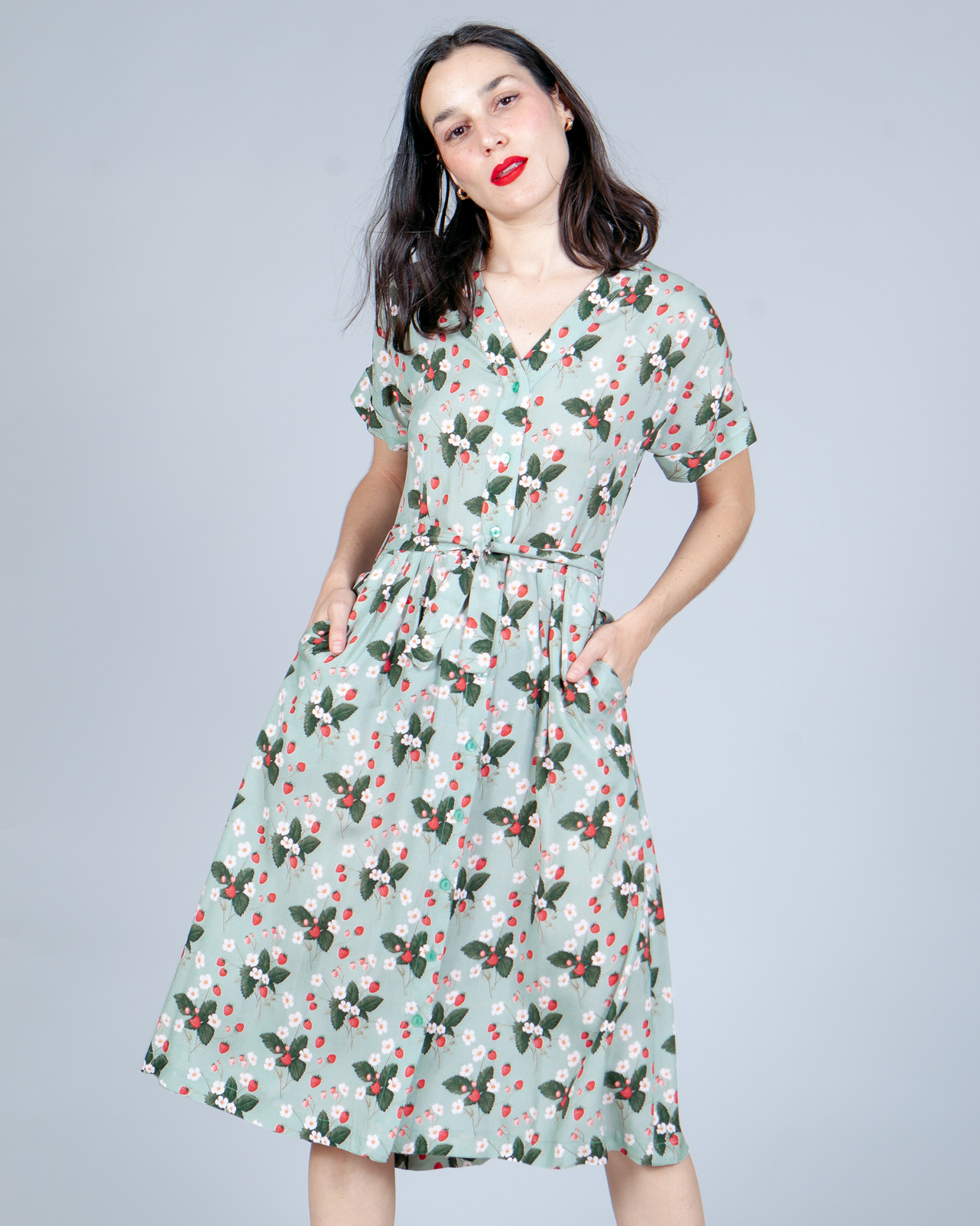 Vestido fresas silvestres - Imagen 3