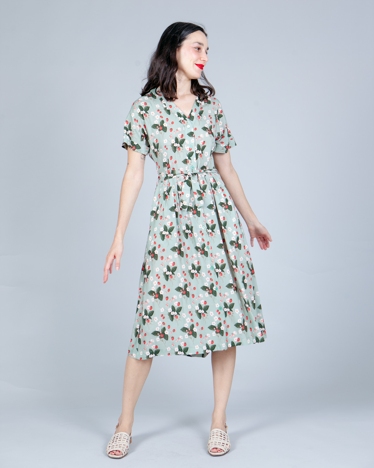 Vestido fresas silvestres