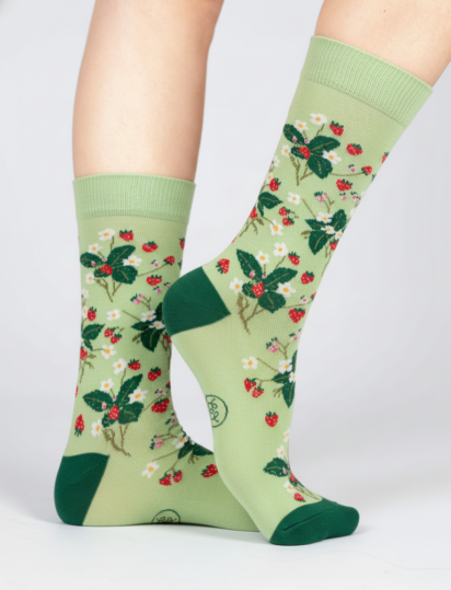 calcetines fresas silvestres