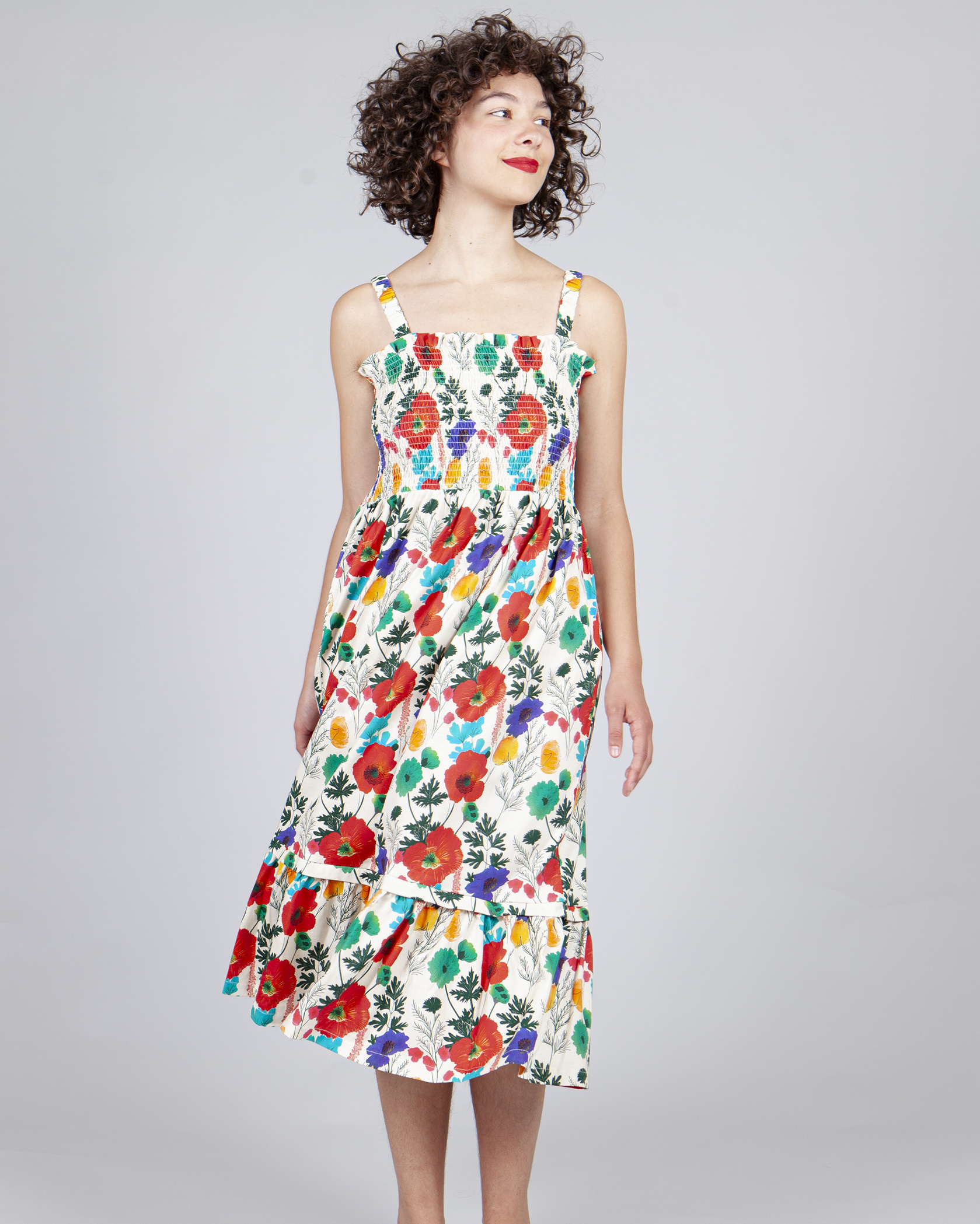 vestido amapola nido